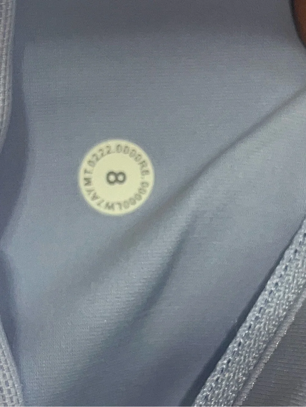 NWT Lululemon Pastel blue speed up shorts